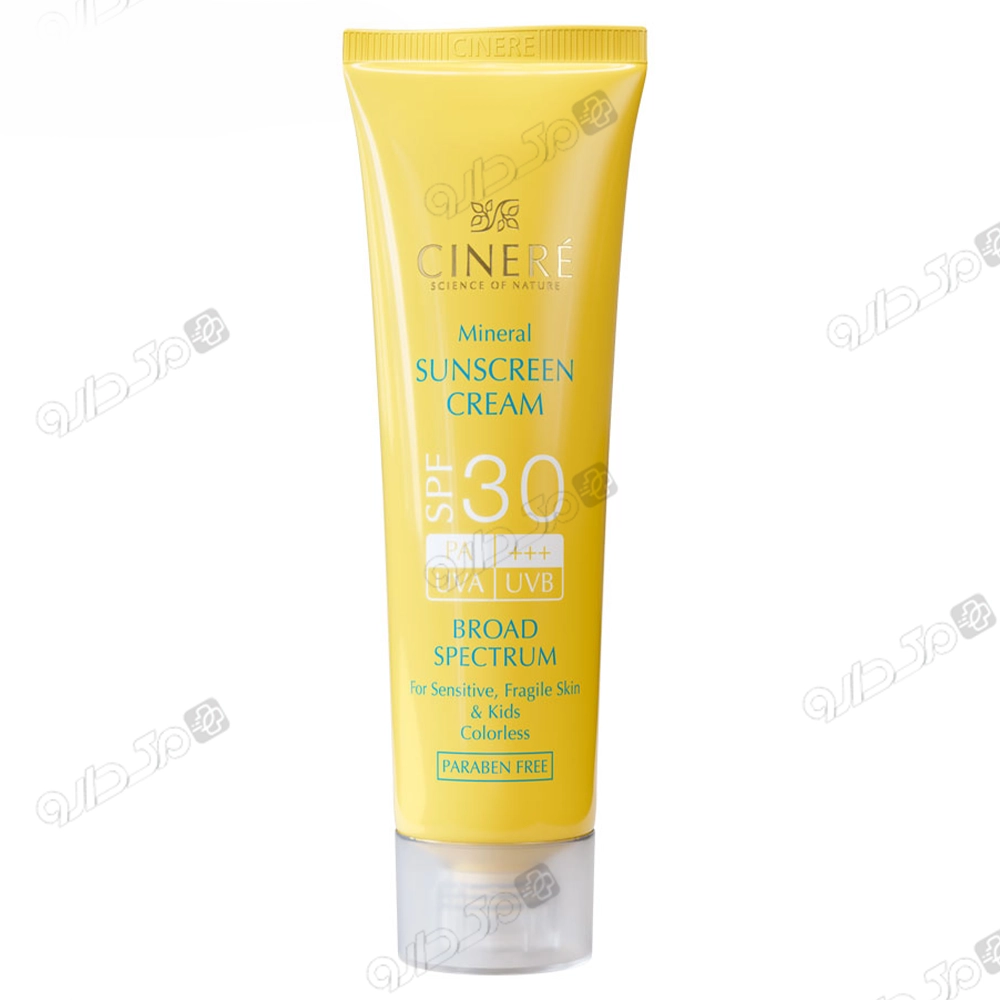 کرم ضد آفتاب رنگی مینرال SPF30 سینره